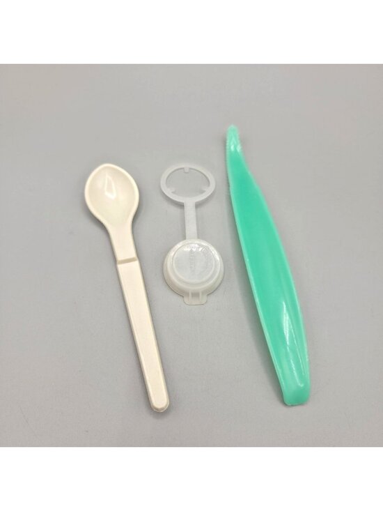 Tupperware Other - Tupperware Utensils Hang On Spoon Grapefruit Knife Keep Kap Bottle Cover Bundle